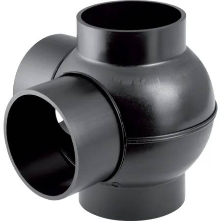 Geberit HDPE Double Branchball 88.5°, Connections 90° Offset