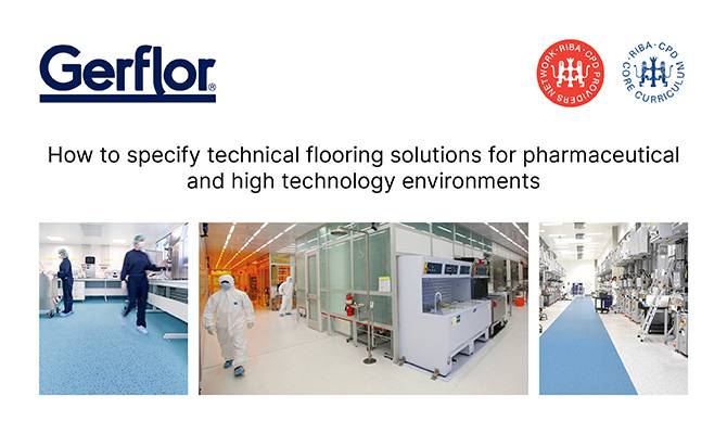 How to specify technical flooring solutions for pharmaceutical and high technology environments