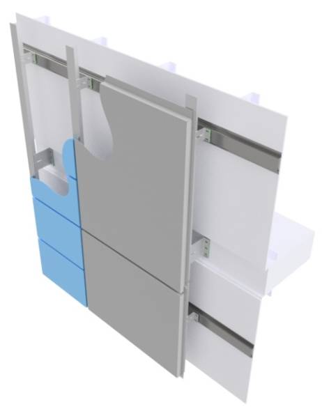 LandMark II Aluminium Recess Fixing Rainscreen Cladding