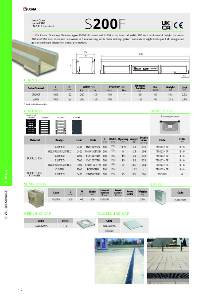 S system - Designed for heavy traffic areas