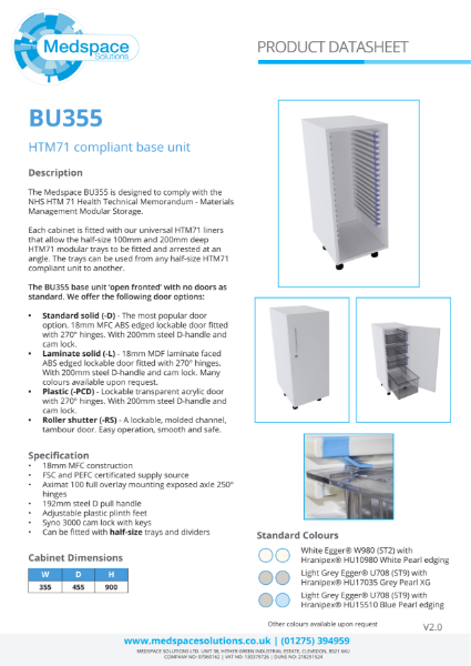 BU355 - HTM71 compliant base unit