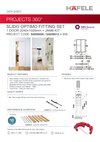 Slido Optimo Data Sheet