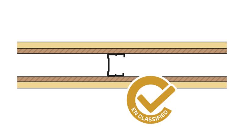 Siniat Single Frame Metal Stud Partition CS50R-15Un12Ply - Metal Stud Partitioning