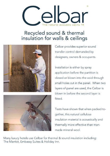 Celbar Acoustic Thermal Cavity Fill