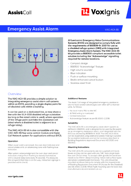 ViAC-ACA-SS Datasheet rev2