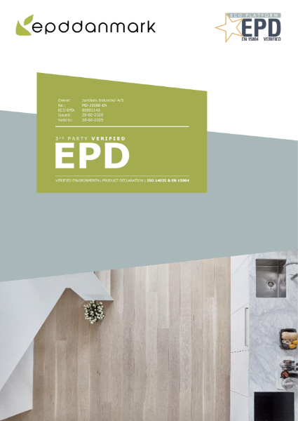 EPD - Junckers solid wood plank flooring