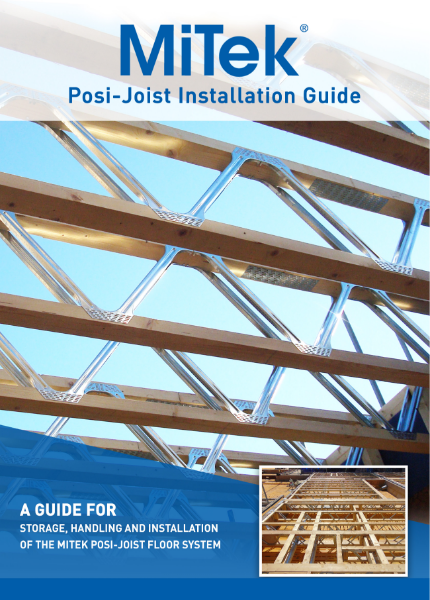 03 Posi-Joist Metal Web Joist Installation Guide