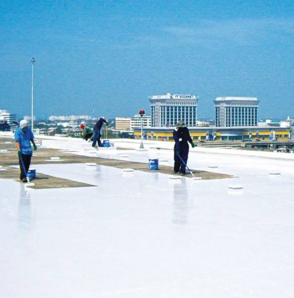 Flat roof covering systems