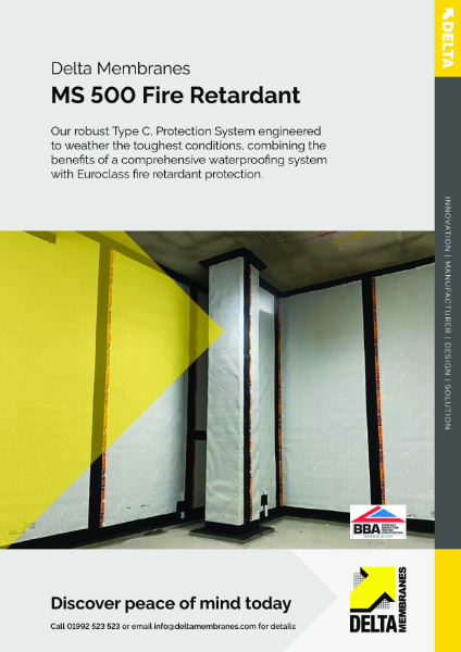 Delta Fire Retardant Waterproofing System