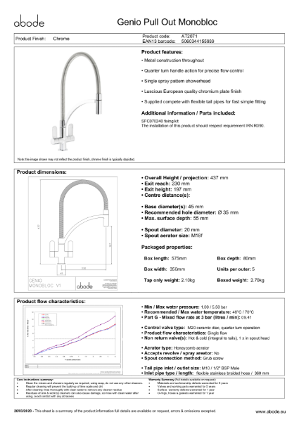 Genio (Chrome) Consumer Specification