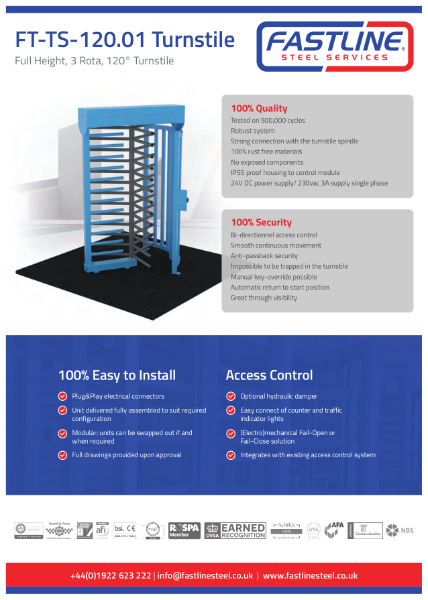 Fastline_FT-TS-120.01 Turnstile