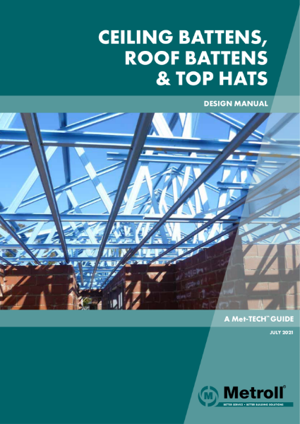 Ceiling Battens, Roof Battens & Top Hats Design Manual