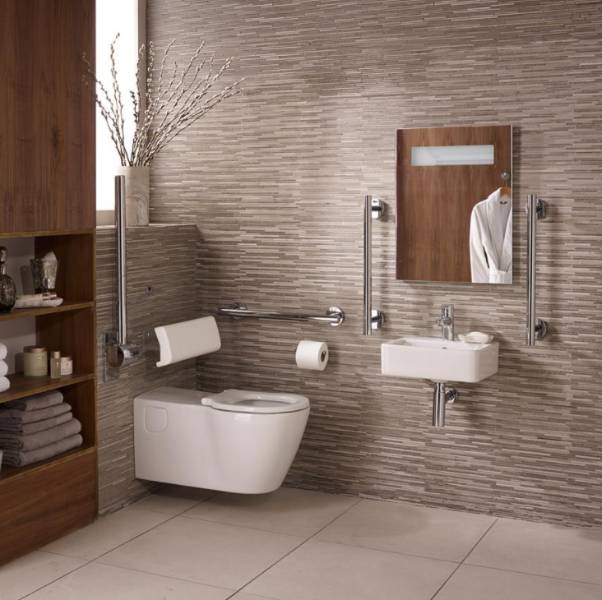 Concept Freedom Ensuite Bathroom Pack with 40 cm Basin & Extended Wall Hung WC