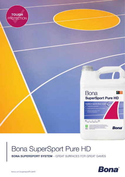 Bona SuperSport Pure HD - Sales Sheet