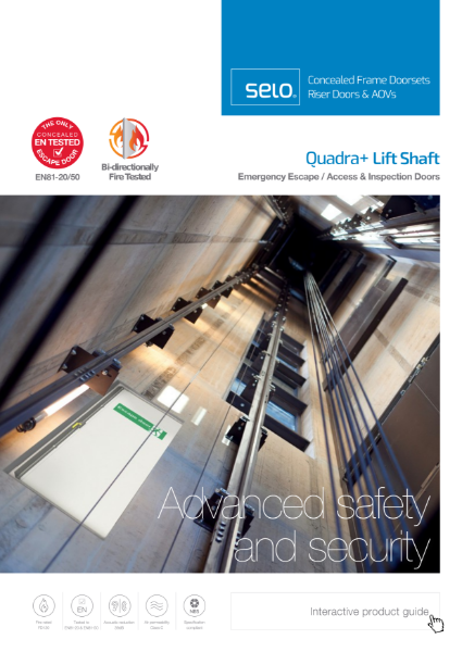 Lift Shaft, Concealed access solutions for high-rise buildings - Quadra+® Lift Shaft