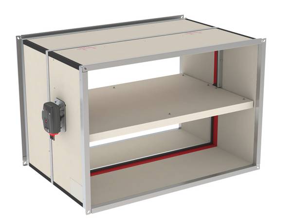 CU2 -  Rectangular EIS Fire Damper (max W1500 x H1000 mm) - Fire Damper