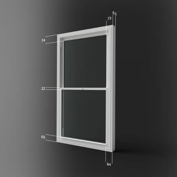 Tilt-In Balanced Vertical Sliding Unit (TBVS) - Secondary Glazing Unit