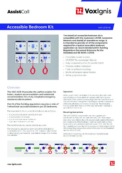 ViAC-ACB-W Datasheet