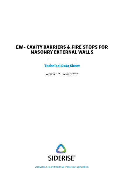 Cavity Barriers & Fire Stops for Masonry External Walls v1.2