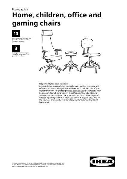 IKEA Home Office and Gaming Chairs Buying Guide