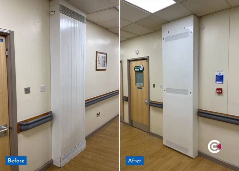 New Anti-ligature Radiator Covers Installed Across Multiple Hospitals