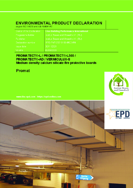 EPD - Promat VERMICULUX-S