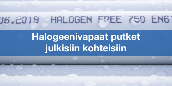 Halogeenivapaat sähköasennusputket Pipelifelta
