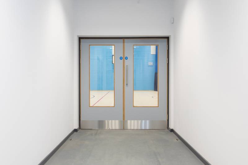 Double Door, FD30, With Vision Panel - Fire Door
