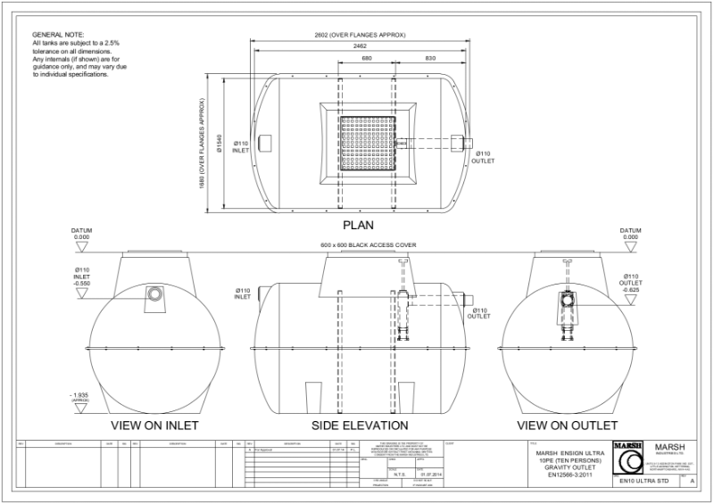 ENSIGN ULTRA EN 10 PE -  STD RISER (Rev.A)