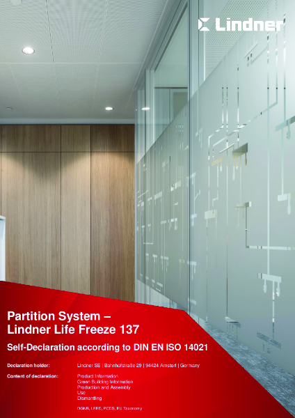 Lindner Life Freeze 137- Self-declaration 