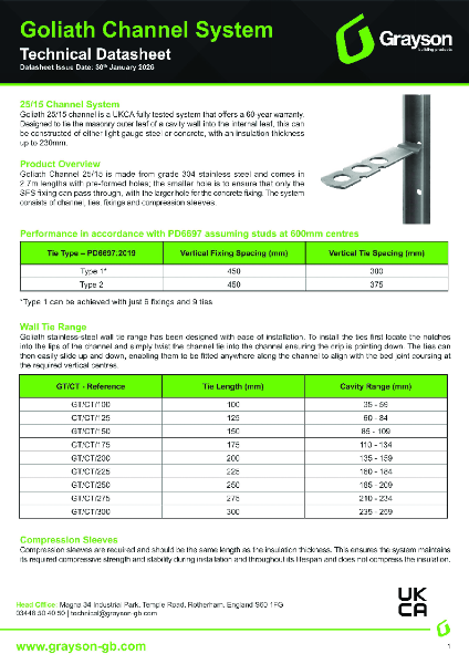 Goliath Channel System