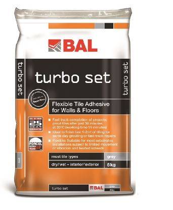 BAL Turbo Set - Highly Polymer-Modified Tile Adhesive