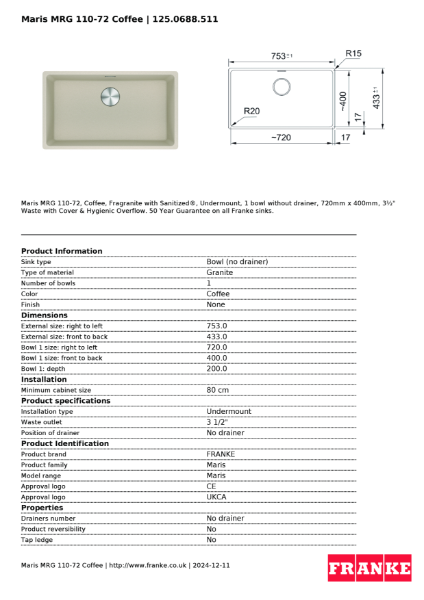 Product Sheet 125.0688.511