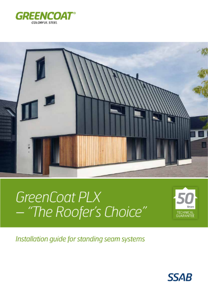 SSAB - GreenCoat Installation Guide