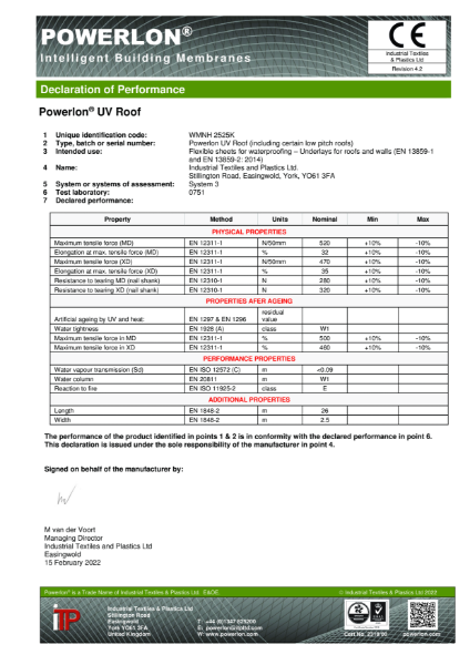 Powerlon® UV Roof DoP R4-2