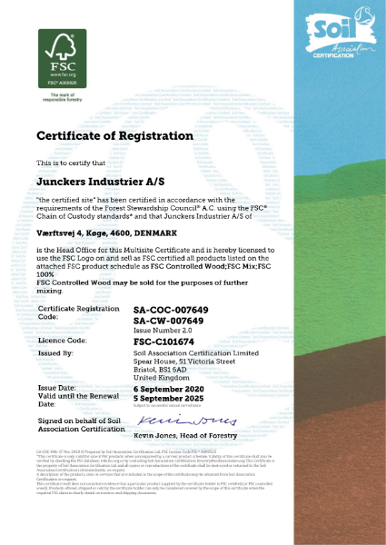 FSC certificate