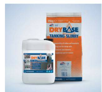 Drybase Elasticised Tanking Slurry - Two Component Polymer Modified, Cementitious Waterproof and Elastic Coating