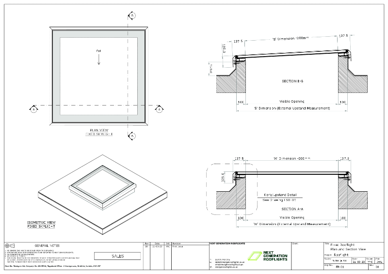 Fixed Rooflight