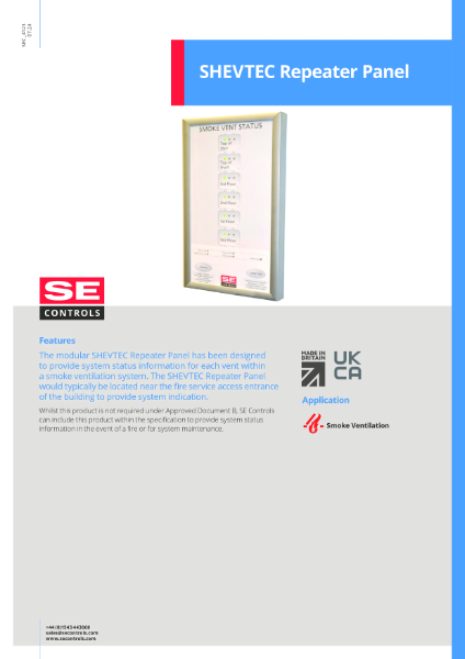 SEC_4123_Repeater_Panel_Datasheet