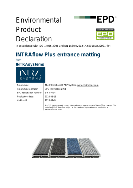 EPD - INTRAflow Plus