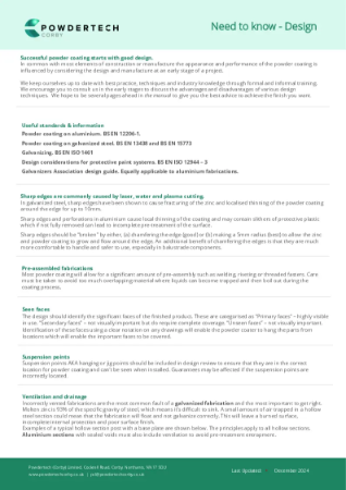 Design Guide for architectural powder coating