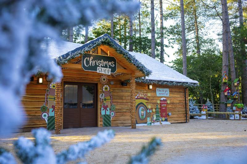 Safety and rustic charm for Santa’s Woodland Workshop