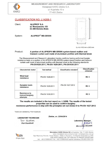 EN 1627-1630 RC3