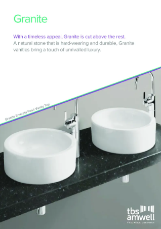 Granite Vanity Data Sheet