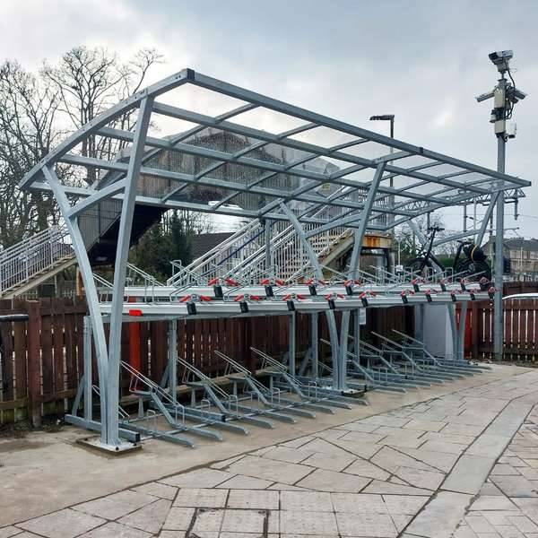 Falco Continues the Roll-out of ScotRail Cycle Parking Facilities with New Installations at Huntly, Nairn, Larkhall, Lenzie and Gourock Stations