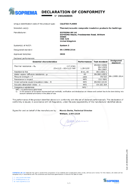 CELOTEX PL4000 DOC