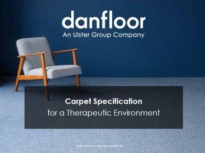 Carpet Specification for a Theraputic Environment