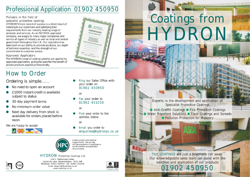 Anti Graffiti Coatings from Hydron