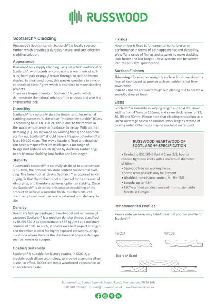 Scotlarch® Factsheet