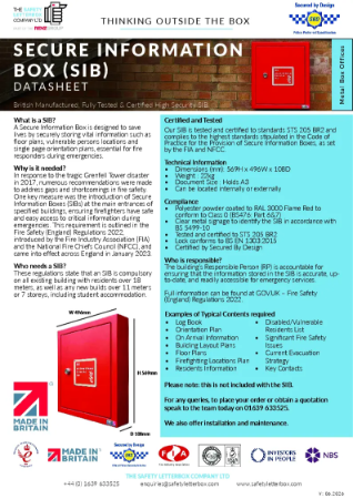 Secure Information Box (SIB) Datasheet